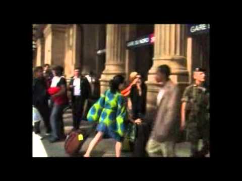 Björk in Gare Du Nord, Paris, France, August 27, 2007.